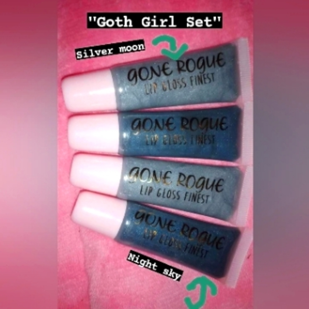 "Goth Girl" lipgloss set of 4